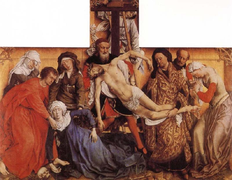 Rogier van der Weyden Descent from the Cross oil painting image